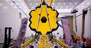 James Webb Space Telescope blooms at the last time on earth